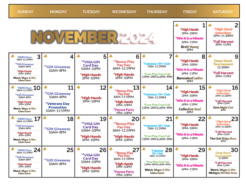 November 2024 Calendar