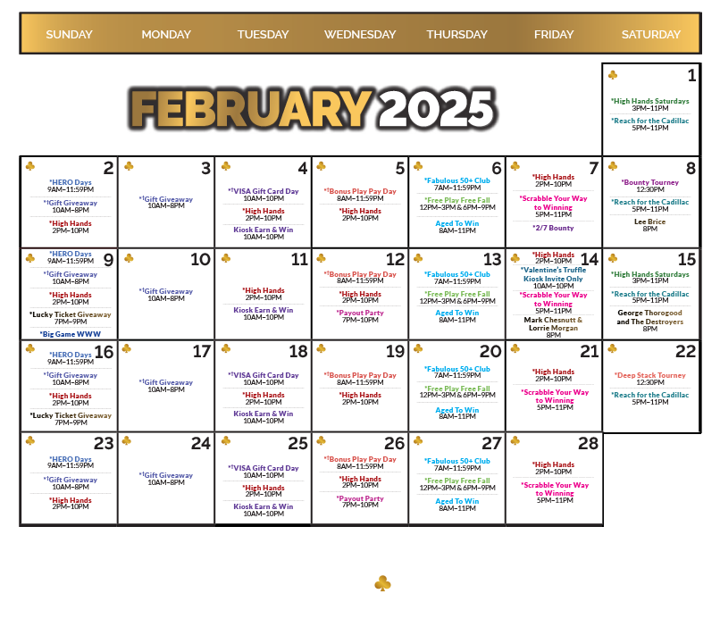 February 2025 Calendar