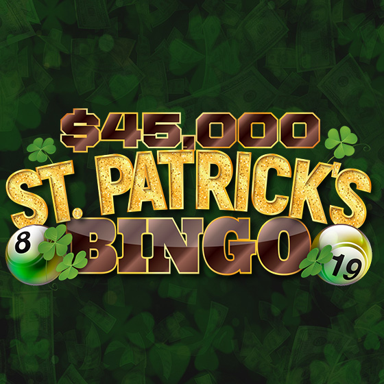 $45,000 St. Patrick's Bingo