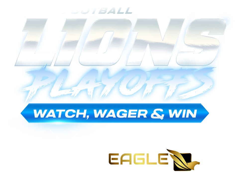 Pro Football Lions Playoffs Watch, Wager, & Win