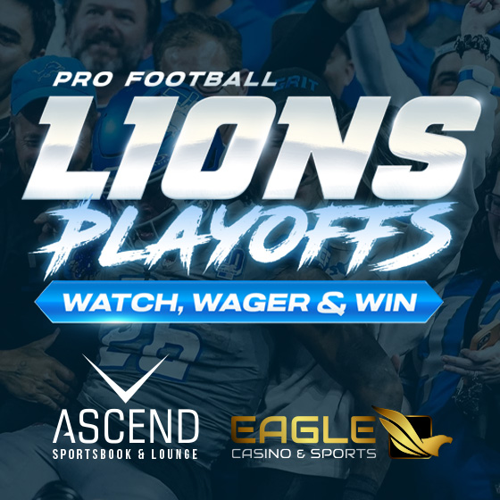 Pro Football Lions Playoffs Watch, Wager, & Win