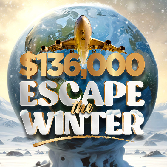 $136,000 Escape the Winter